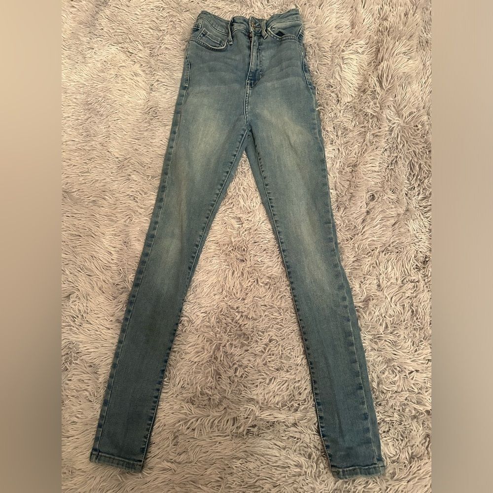 Forever 21 Size 25 Blue Jeans Used